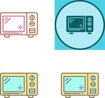 Microwave Icon Design vector