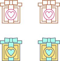 Gift Box Icon Design vector