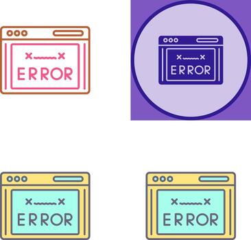 error código icono diseño vector