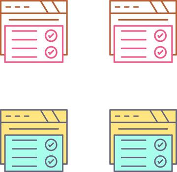 Web Browser Icon Design vector