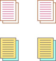 Document Icon Design vector