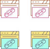 Link Icon Design vector