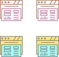 Dashboard Icon Design vector