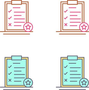 diseño de icono de lista de tareas vector