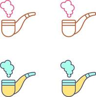 Smoke Pipe Icon Design vector