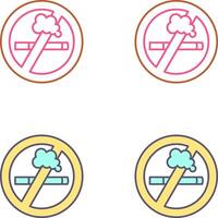 No Smoking Icon Design vector