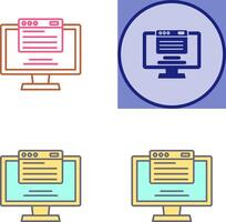 diseño de iconos web vector