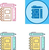 Learning Tools Icon Design vector