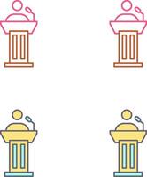 Podium Icon Design vector
