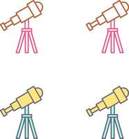 Telescope Icon Design vector