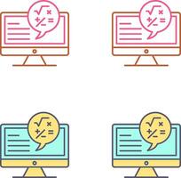 Maths Icon Design vector
