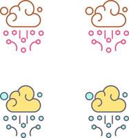 Hail Icon Design vector