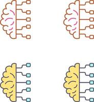 Brain Icon Design vector