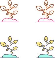 Sprout Icon Design vector