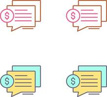 Dialog Icon Design vector