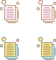 Document Icon Design vector