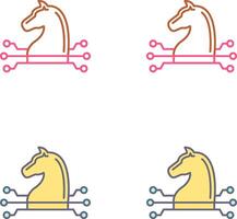 Trojan Icon Design vector