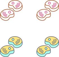 Steak Icon Design vector