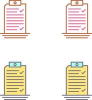 Check List Icon Design vector