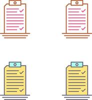 Check List Icon Design vector