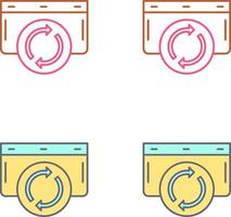 Refresh Icon Design vector