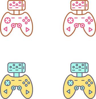 juego controlador icono diseño vector