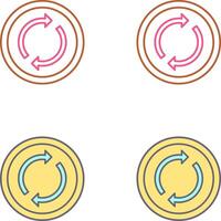 Loop Icon Design vector
