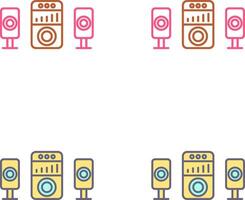 Sound System Icon Design vector