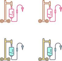 Intravenous Icon Design vector