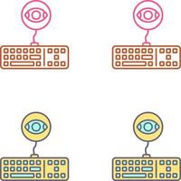Keylogger Icon Design vector
