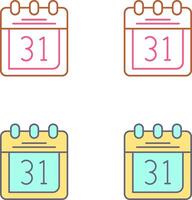 Calendar Icon Design vector