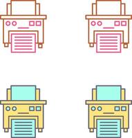 Printer Icon Design vector