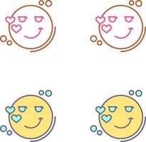 Flirty Icon Design vector