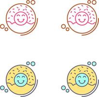 Donut Icon Design vector