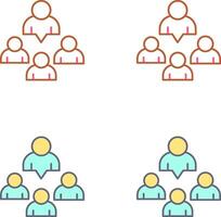 Group Icon Design vector