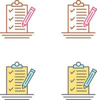 Check List Icon Design vector