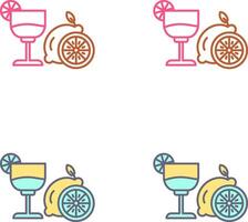 Lime Juice Icon Design vector
