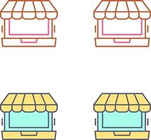 Online Shopping Icon Design vector