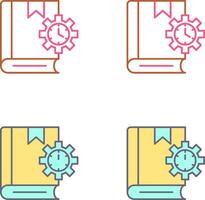 Duration Icon Design vector