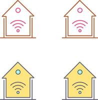 Smart Home Icon Design vector