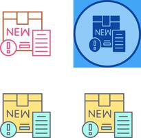 New Product Icon Design vector