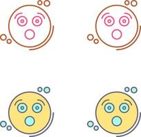 Surprised Icon Design vector