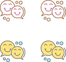 Chatting Icon Design vector