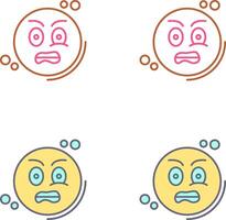 Grimacing Icon Design vector