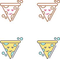 diseño de icono de pizza vector