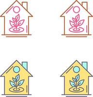 Plant Icon Design vector