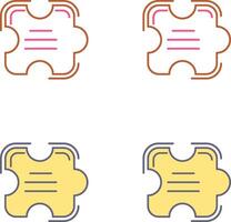 Puzzle Icon Design vector