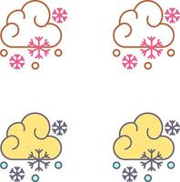 Snowy Icon Design vector