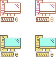 Computer Icon Design vector