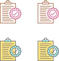 Check List Icon Design vector